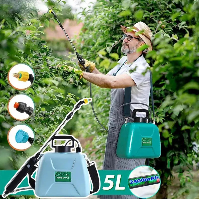 8L Electric Sprayer Garden Automatic atomic USB Rechargeable Plant Sprayer boot sprinting water Can Garden Irrigation