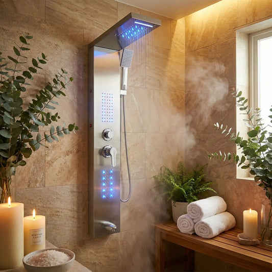 Colonne de douche hydromassante-Iris