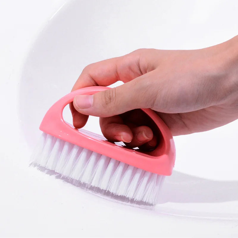 Colorful Cleaning Brush Household Housework Multifunctional Cleaning Tool Egg Shaped Durable Soft Bathroom Shoe Clothes Brush
