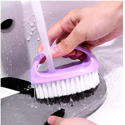 Colorful Cleaning Brush Household Housework Multifunctional Cleaning Tool Egg Shaped Durable Soft Bathroom Shoe Clothes Brush