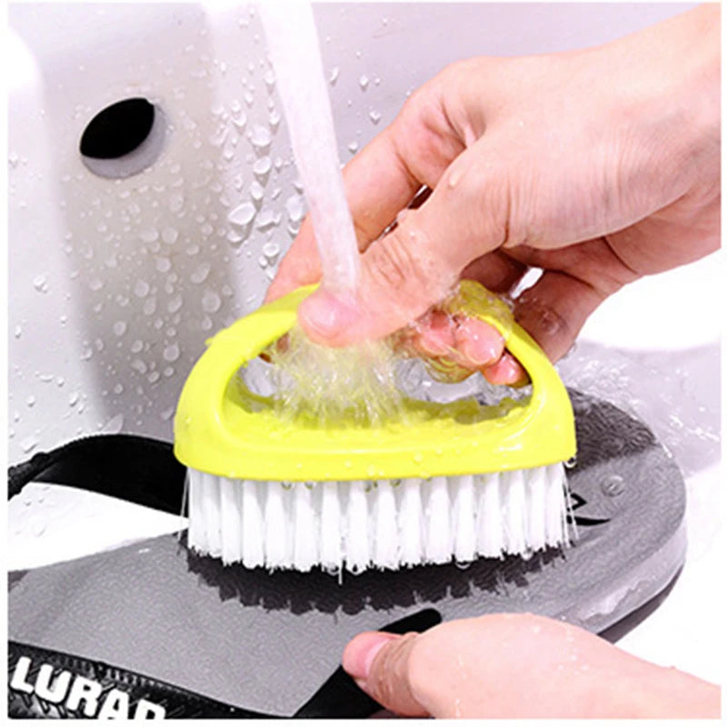 Colorful Cleaning Brush Household Housework Multifunctional Cleaning Tool Egg Shaped Durable Soft Bathroom Shoe Clothes Brush