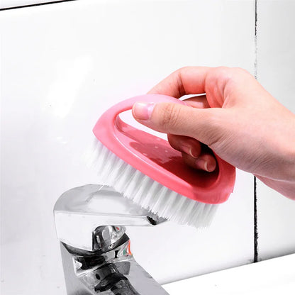 Colorful Cleaning Brush Household Housework Multifunctional Cleaning Tool Egg Shaped Durable Soft Bathroom Shoe Clothes Brush