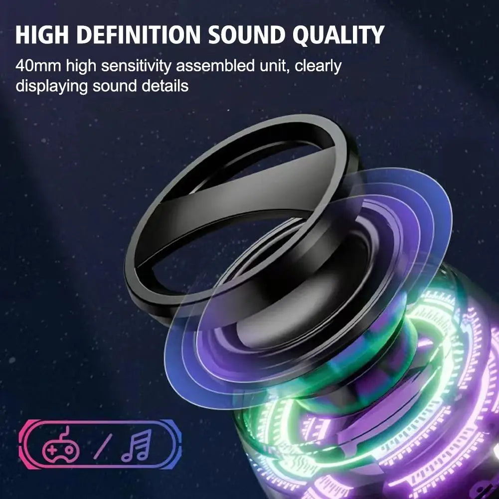 Portable Bluetooth Speaker HECATE G200 RGB Magnetic Speaker BT5.3 Mini Sound Box 7 Hours Playback Phone Holder