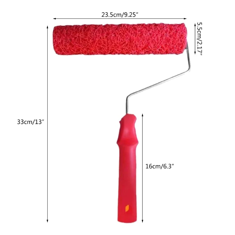 Wall Brush Putty Roller Texture Pattern Roller Brush Compound Roller for Smooth Plastering Construction Tool