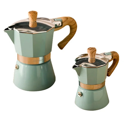 150/300ml Aluminum Italian Style Moka Pot Espresso Coffee Maker Percolator Stove Top Pot Stovetop Coffee Maker Kitchen Tools