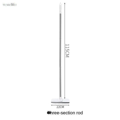 VanzLife Long Handle Toilet Brush - Floor Cleaning Wiper for Ceramic Tile Bathroom Non-Slip Bristles Toilet Bowl Cleaner