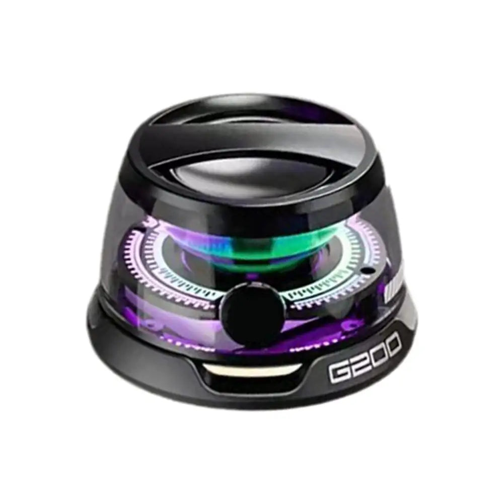Portable Bluetooth Speaker HECATE G200 RGB Magnetic Speaker BT5.3 Mini Sound Box 7 Hours Playback Phone Holder