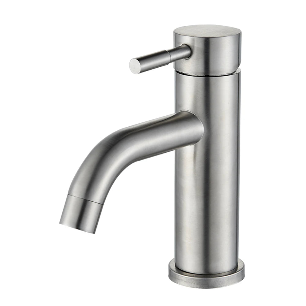 Senlesen Matte Black Bathroom Basin Faucet Brass Deck Mounted Short or Tall Hot and Cold Water Mixer Tap Crane For Vessel Sink