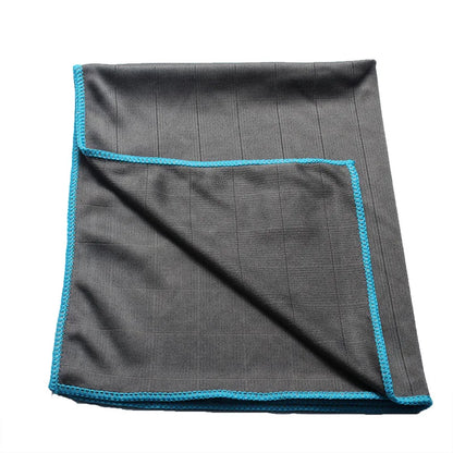 Microfiber Carbon Cloth to Wipe Windows Wine Glasses Tableware Glass Cleaning Cloth Carbon Fiber Rag