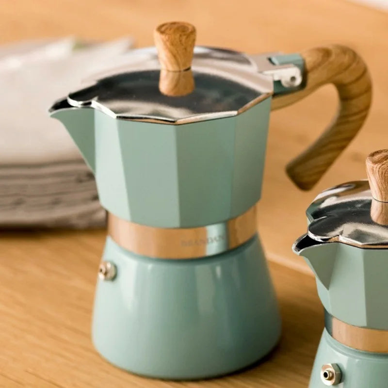 150/300ml Aluminum Italian Style Moka Pot Espresso Coffee Maker Percolator Stove Top Pot Stovetop Coffee Maker Kitchen Tools