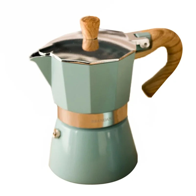 150/300ml Aluminum Italian Style Moka Pot Espresso Coffee Maker Percolator Stove Top Pot Stovetop Coffee Maker Kitchen Tools