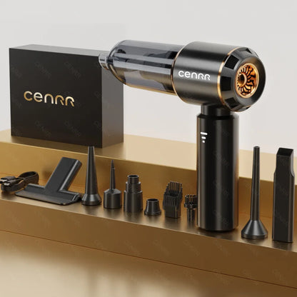 CENRR Mini Car Vacuum Cleaner 360000PA Powerful Wireless Cordless Car Cleaner Handheld Cleaning Machine Portable Vacuum Cleaner