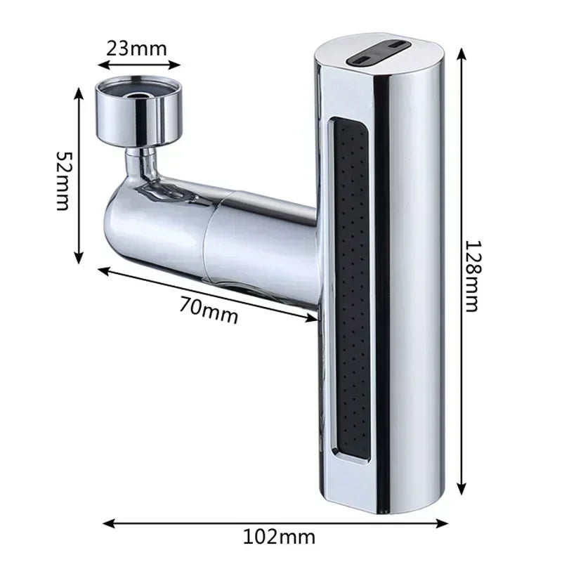 New Kitchen Waterfall Three-mode Universal Swivel Extension Faucet Splash-proof Nozzle Sink Multi-function