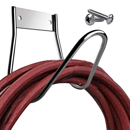 Hose Hanger Stainless Steel Small Wall Mount Garden Hose Hook Heavy Duty Hose Hook for Garden Hose Expandable Hose Hose Reel