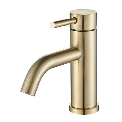 Senlesen Matte Black Bathroom Basin Faucet Brass Deck Mounted Short or Tall Hot and Cold Water Mixer Tap Crane For Vessel Sink