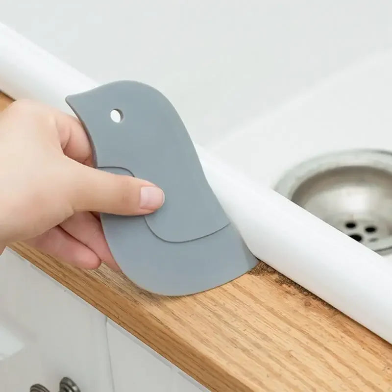 Multi-function Soft Blade Scraper Penguin Baking Scraper Oil Plate Stove Oil Stains Cleaning Tool Kitchen Accessory VIE LENTE