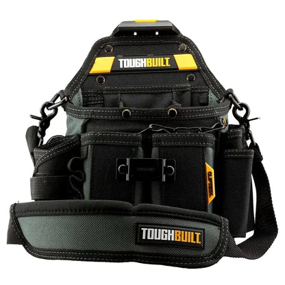 TOUGHBUILT TB-CT-114 Electrician Pouch Thickened Large-capacity Storage Bag 21 pockets With Shoulder Strap CLIPTECH