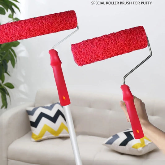 Wall Brush Putty Roller Texture Pattern Roller Brush Compound Roller for Smooth Plastering Construction Tool
