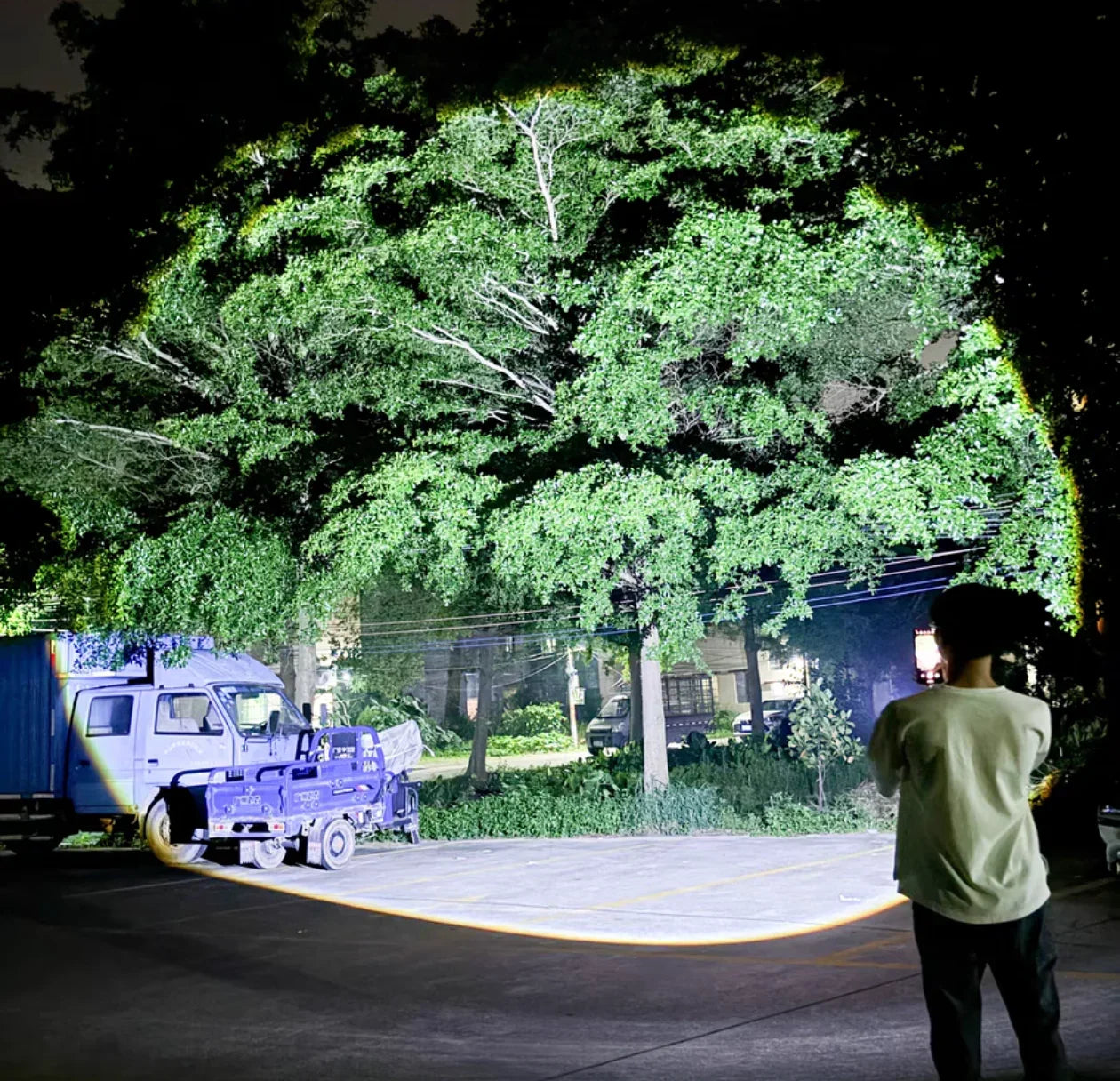 Strong Light LED Headlight 20000000LM Powerful Headlamp Long Shot 4000M Rechargeable Lamp With Fluorescent Light Outdoor Fishing
