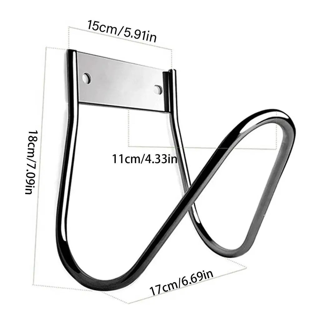 Hose Hanger Stainless Steel Small Wall Mount Garden Hose Hook Heavy Duty Hose Hook for Garden Hose Expandable Hose Hose Reel
