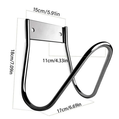 Hose Hanger Stainless Steel Small Wall Mount Garden Hose Hook Heavy Duty Hose Hook for Garden Hose Expandable Hose Hose Reel