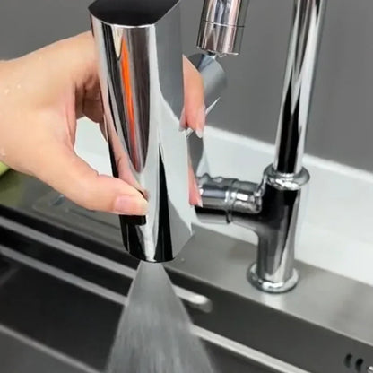 New Kitchen Waterfall Three-mode Universal Swivel Extension Faucet Splash-proof Nozzle Sink Multi-function